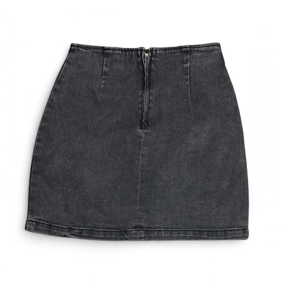 Classic Black Denim Skirt - Picture 2 of 5